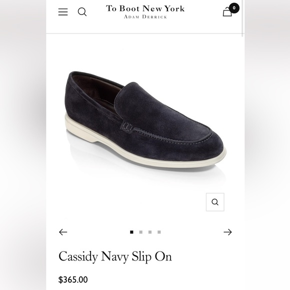 To Boot New York
ADAM DERRICK
Cassidy Navy Slip On
$365men size 11.5 gently used - Picture 5 of 16